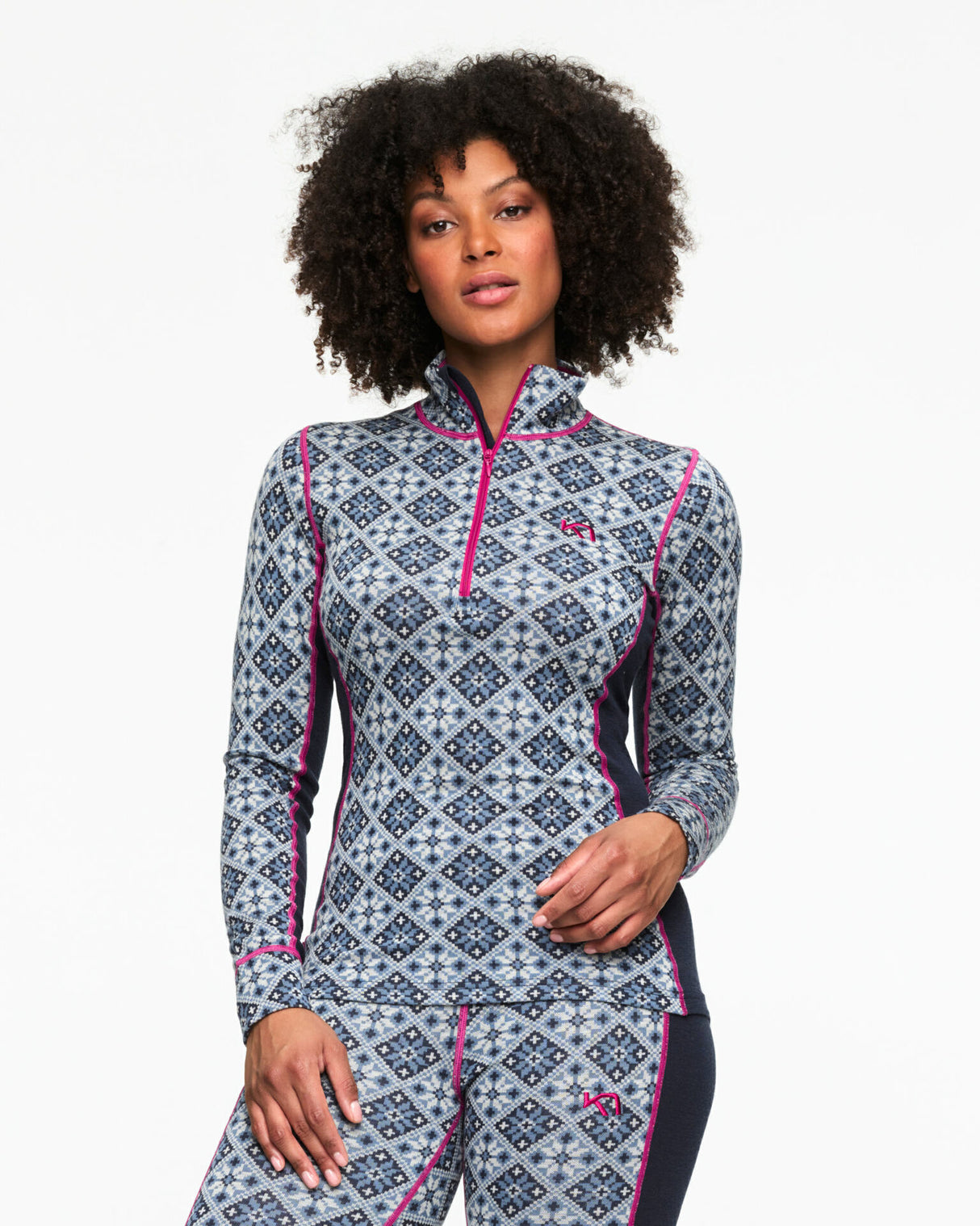 Kari Traa Rose Half Zip Skiundertrøje Dame - Royal - Royal