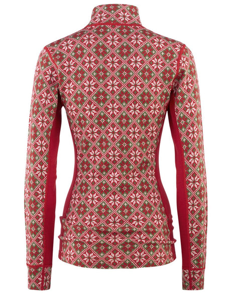 Kari Traa Rose Half Zip Skiundertrøje Dame - Red -