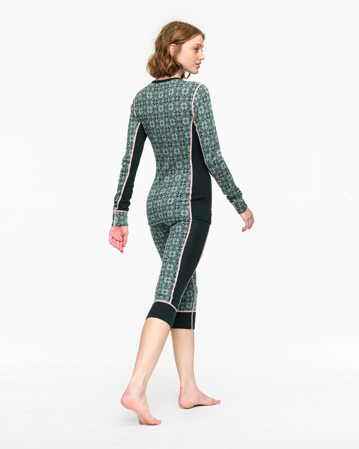 Kari Traa Rose Long Sleeve Skiundertrøje Dame - Murk Green -