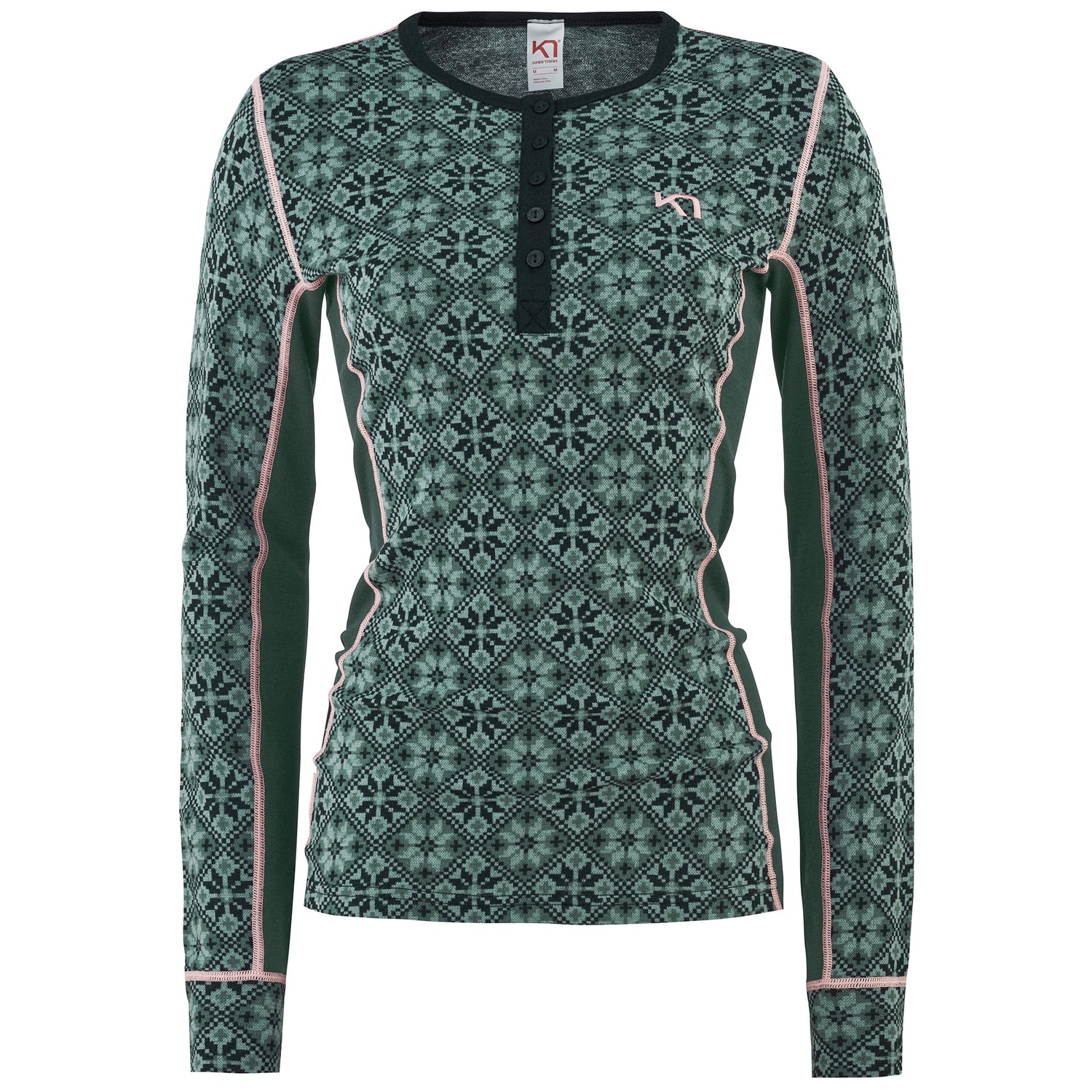 Kari Traa Rose Long Sleeve Skiundertrøje Dame - Murk Green -