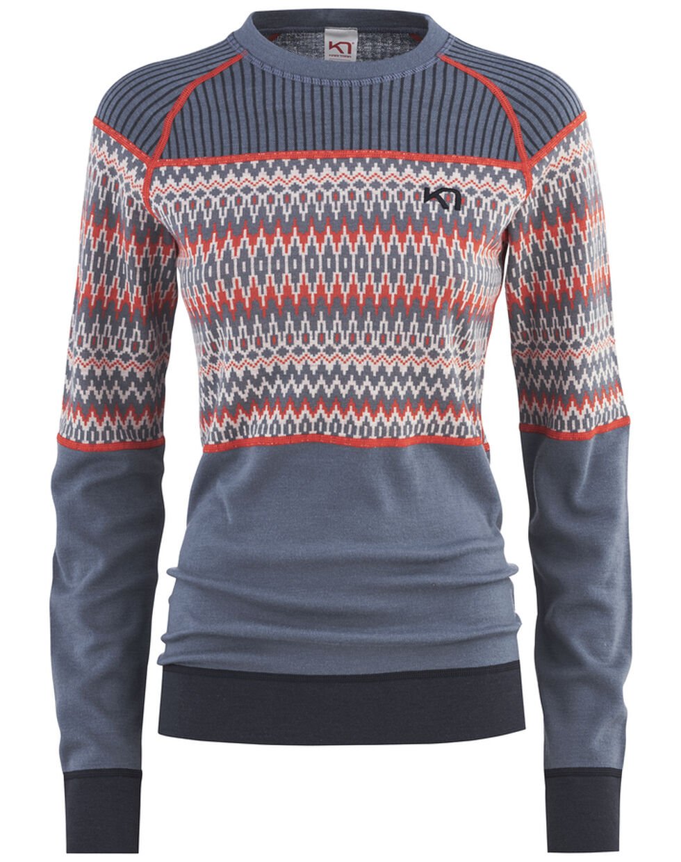 Kari Traa Silja Long Sleeve Baselayer Skiundertrøje Dame - Sail