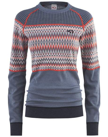 Kari Traa Silja Long Sleeve Baselayer Skiundertrøje Dame - Sail