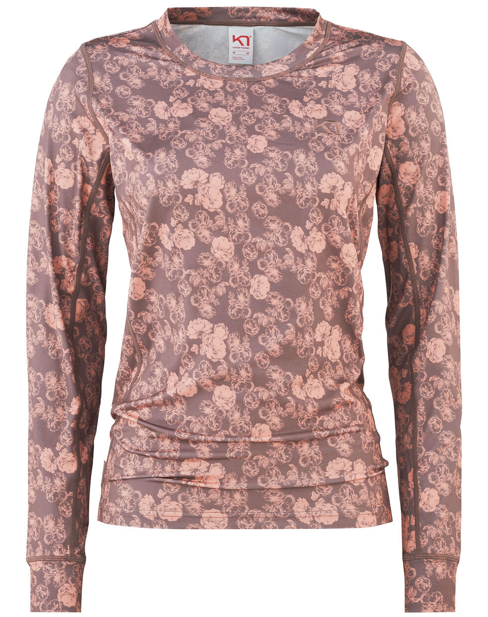 Kari Traa Fantastisk Long Sleeve Skiundertrøje Dame - Recycled Taupe Dusty Pink