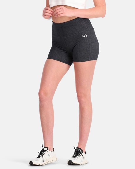 Kari Traa Julie High Waist Shorts Træningsshorts Dame - Black -