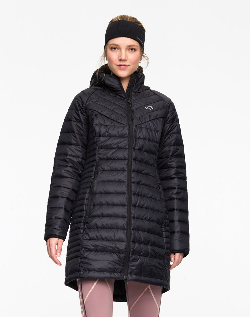 Kari Traa Aada PrimaLoft Lang Jakke Dame - Black -