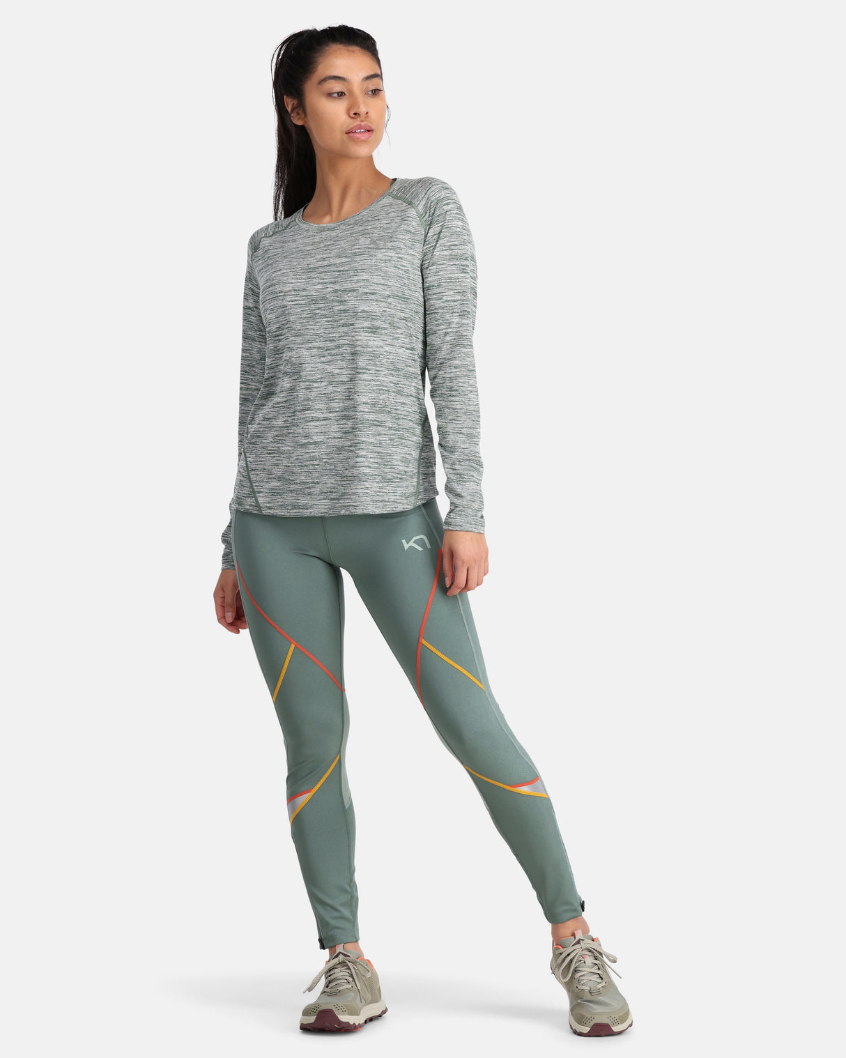 Kari Traa Emily Longsleeve Langærmet Træningstrøje Dame - Murk Green -