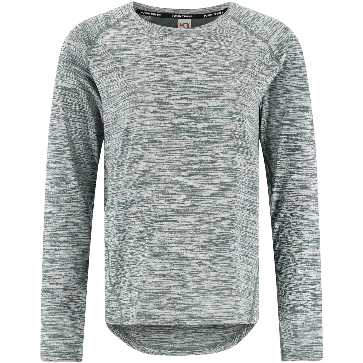 Kari Traa Emily Longsleeve Langærmet Træningstrøje Dame - Murk Green - Murk Green