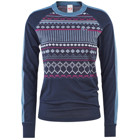 Kari Traa Tuva Long Sleeve Skiundertrøje Dame - Royal