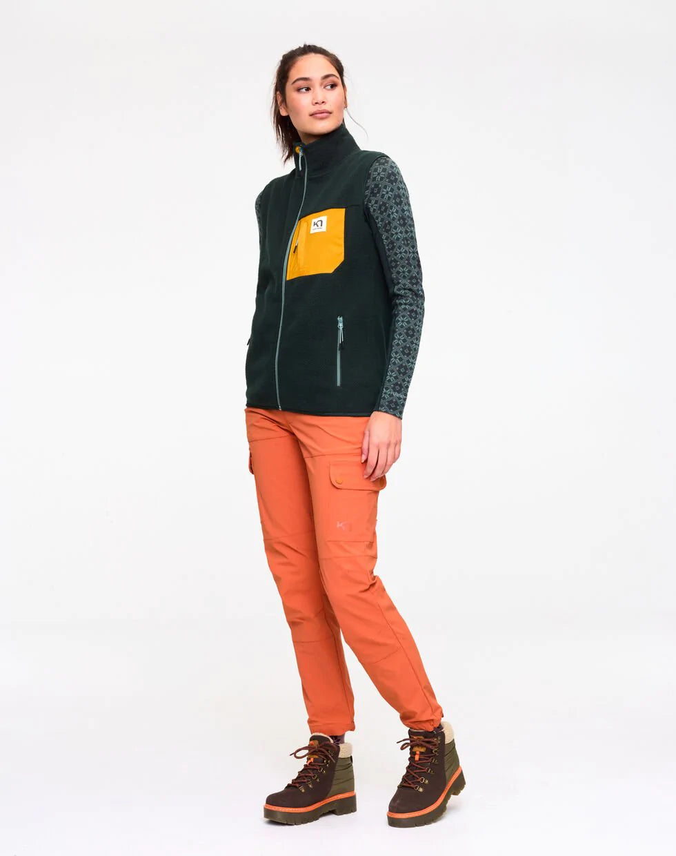 Kari Traa Røthe Fleece Vest Dame - Rpine -