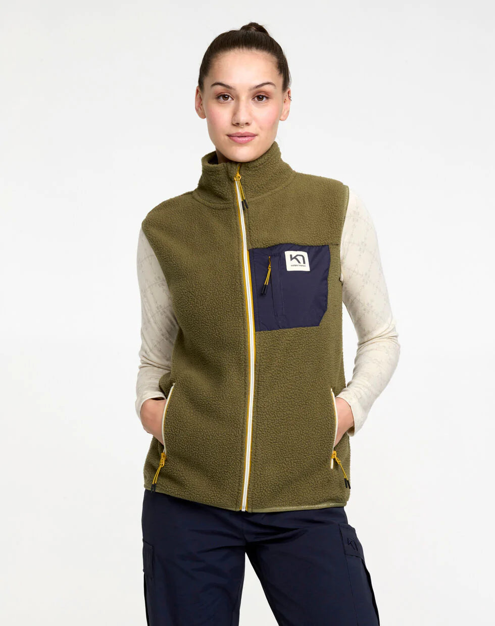 Kari Traa Røthe Fleece Vest Dame - Twee - Twee