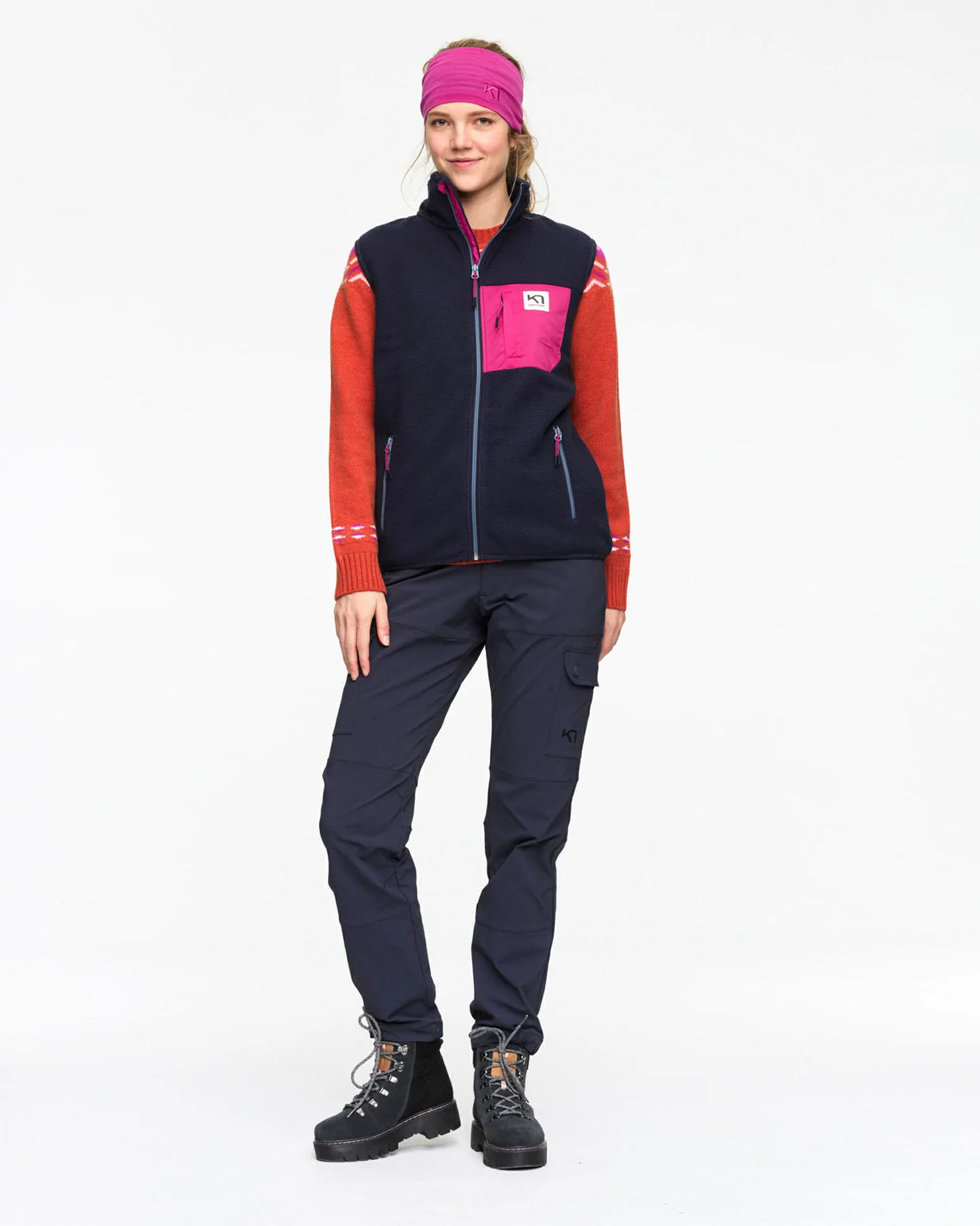 Kari Traa Røthe Fleece Vest Dame - Rroyal -