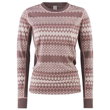 Kari Traa Agnes 2.0 Long Sleeve Skiundertrøje Dame - Taupe - Taupe