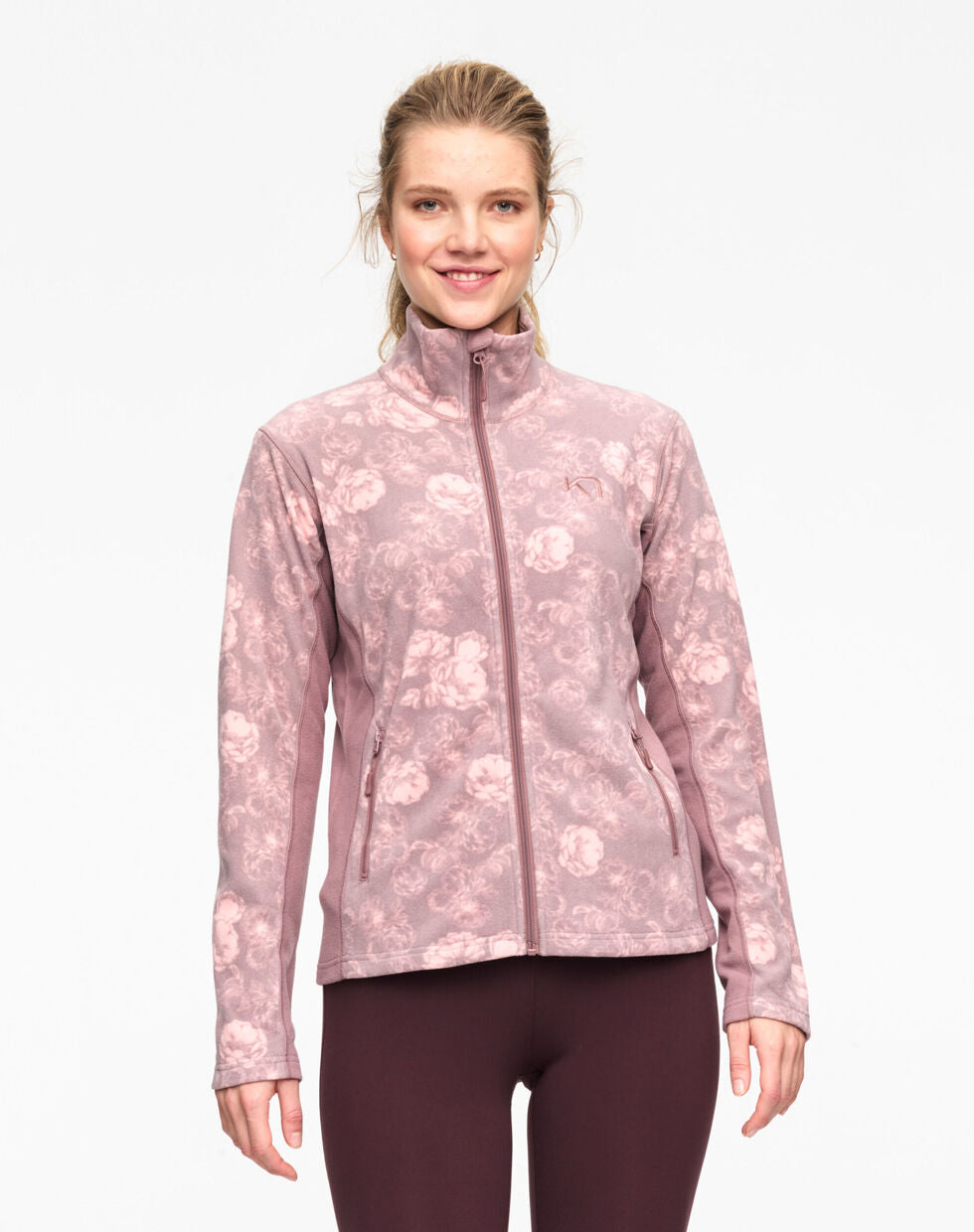 Kari Traa Dina Fleecejakke Dame - Taupe