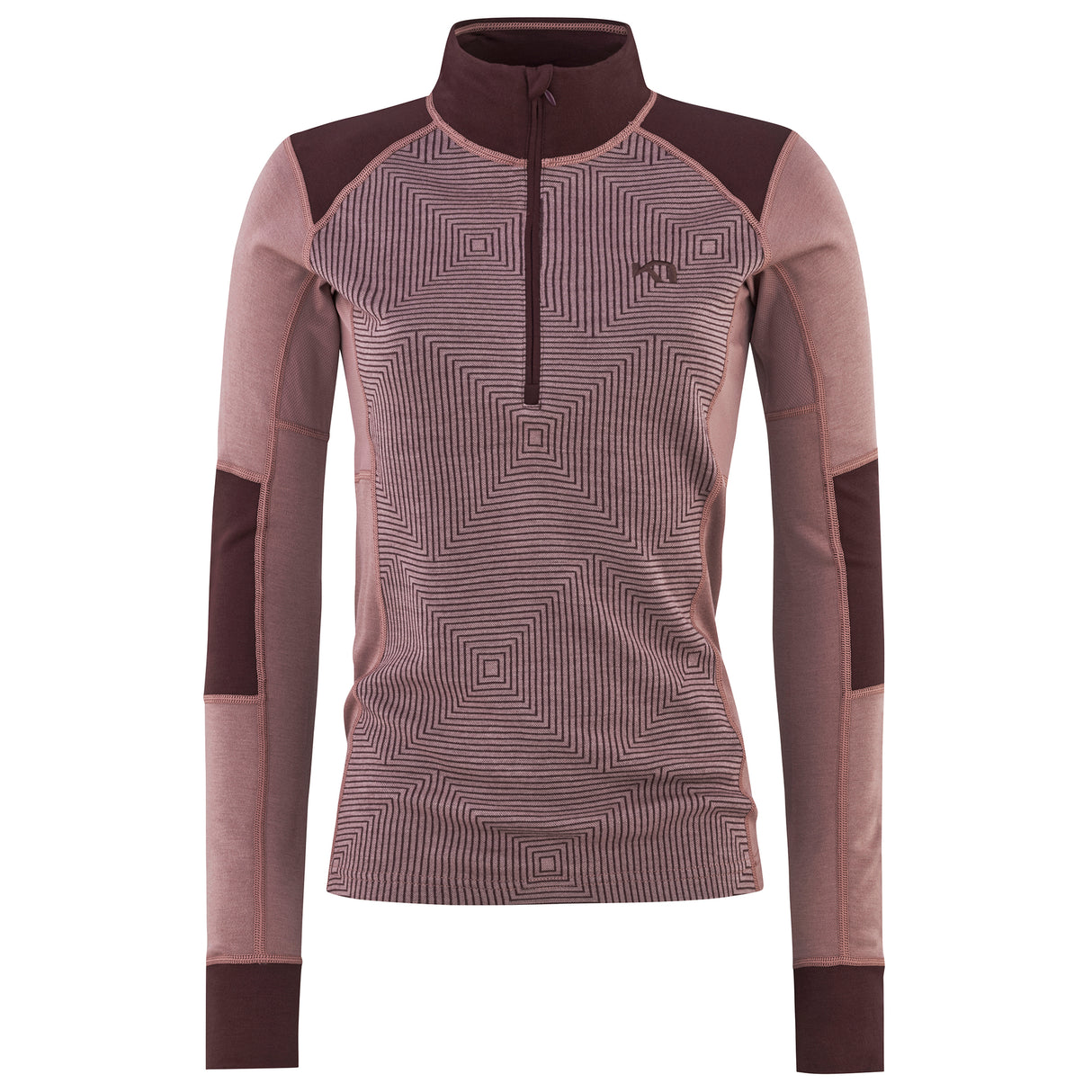 Kari Traa Tora Half Zip Skiundertrøje Dame - Taupe - Taupe