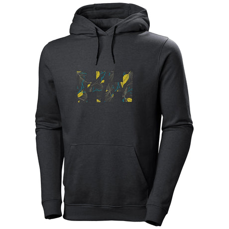 Helly Hansen Men's F2F Organic Cotton Hoodie Hættetrøje Herre - Ebony - Ebony S