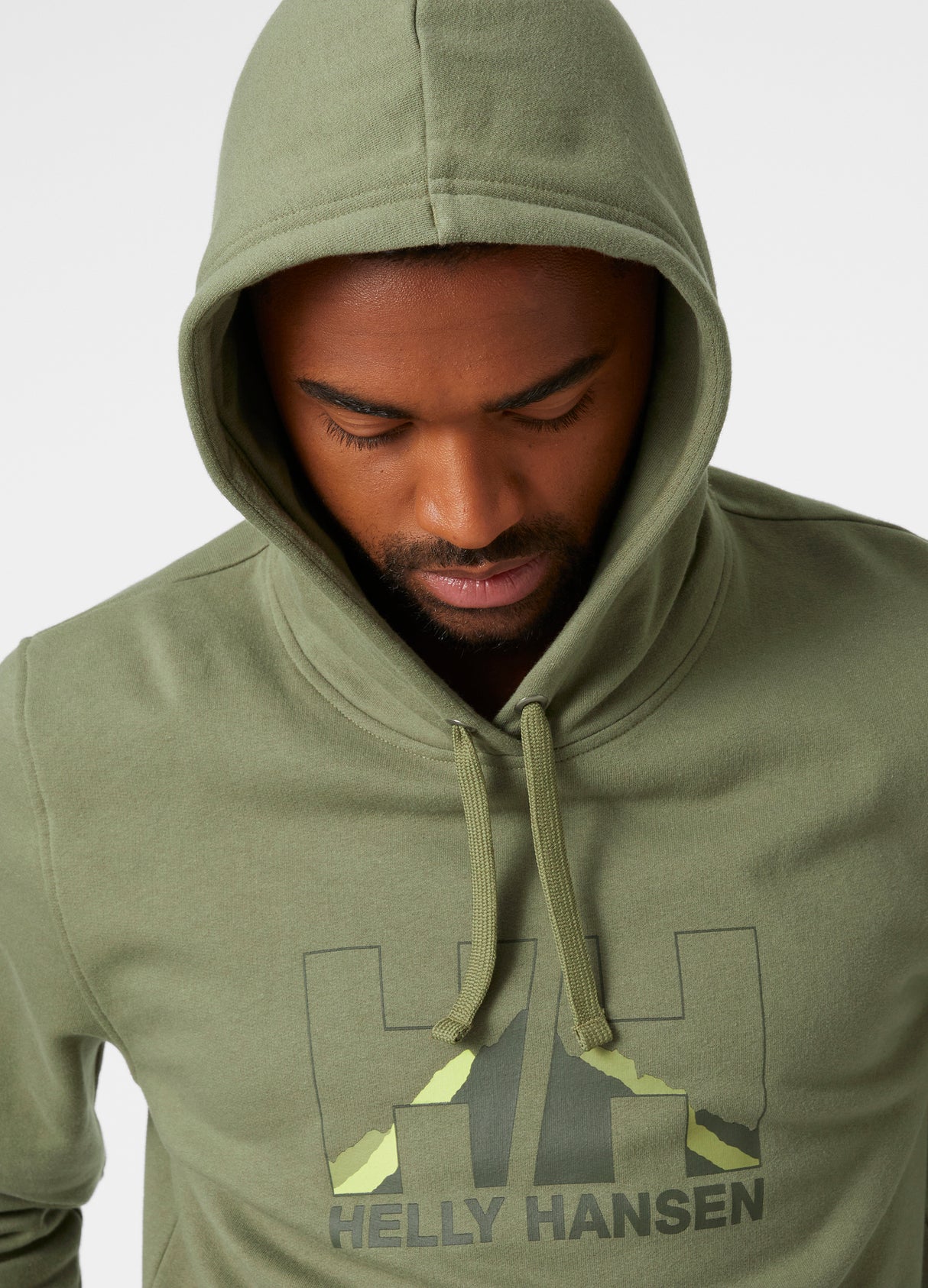 Helly Hansen Nord Graphic Pullover Hoodie - Lav Green -