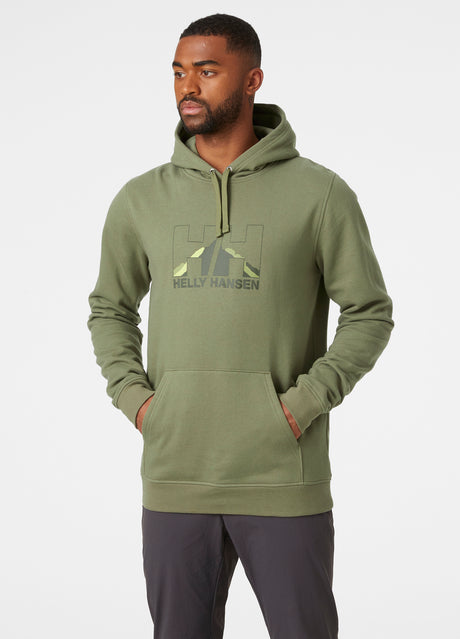 Helly Hansen Nord Graphic Pullover Hoodie - Lav Green -