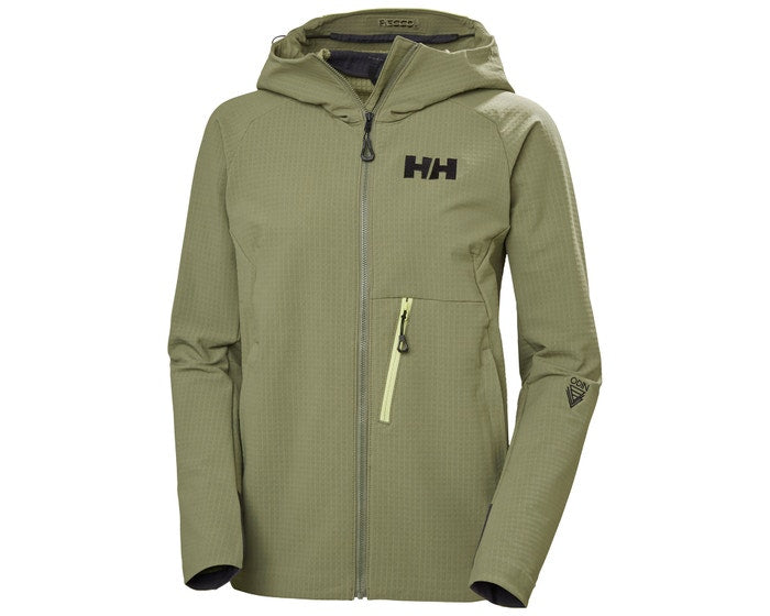Helly Hansen Women's Odin Pro Shield Hybrid Softshell Jakke Dame - Lav Green - XL