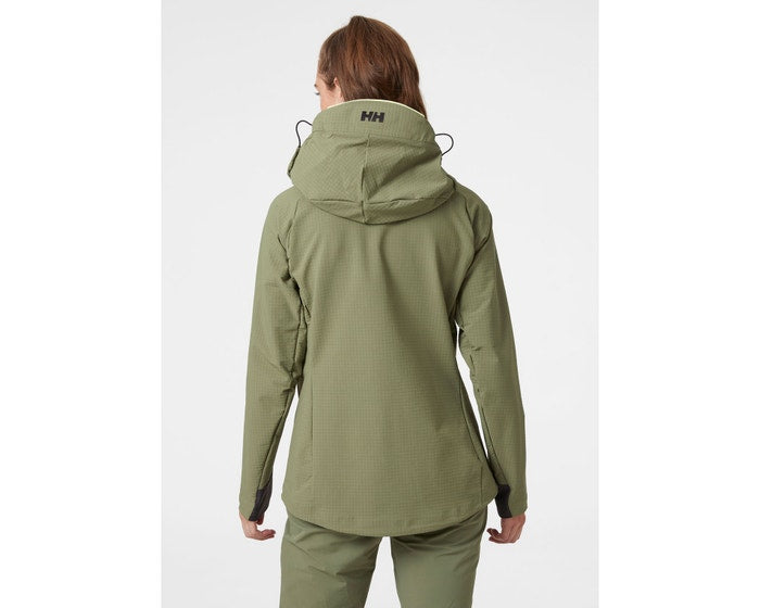 Helly Hansen Women's Odin Pro Shield Hybrid Softshell Jakke Dame - Lav Green -