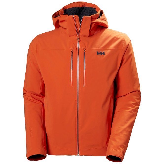 Helly Hansen Men's Alpha LIFALOFT Insulated Ski Jacket Skijakke Herre - Patrol Orange -
