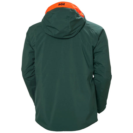 Helly Hansen Men's Powderface / Sogn Skisæt Herre - Darkest Spruce / Neon Orange -