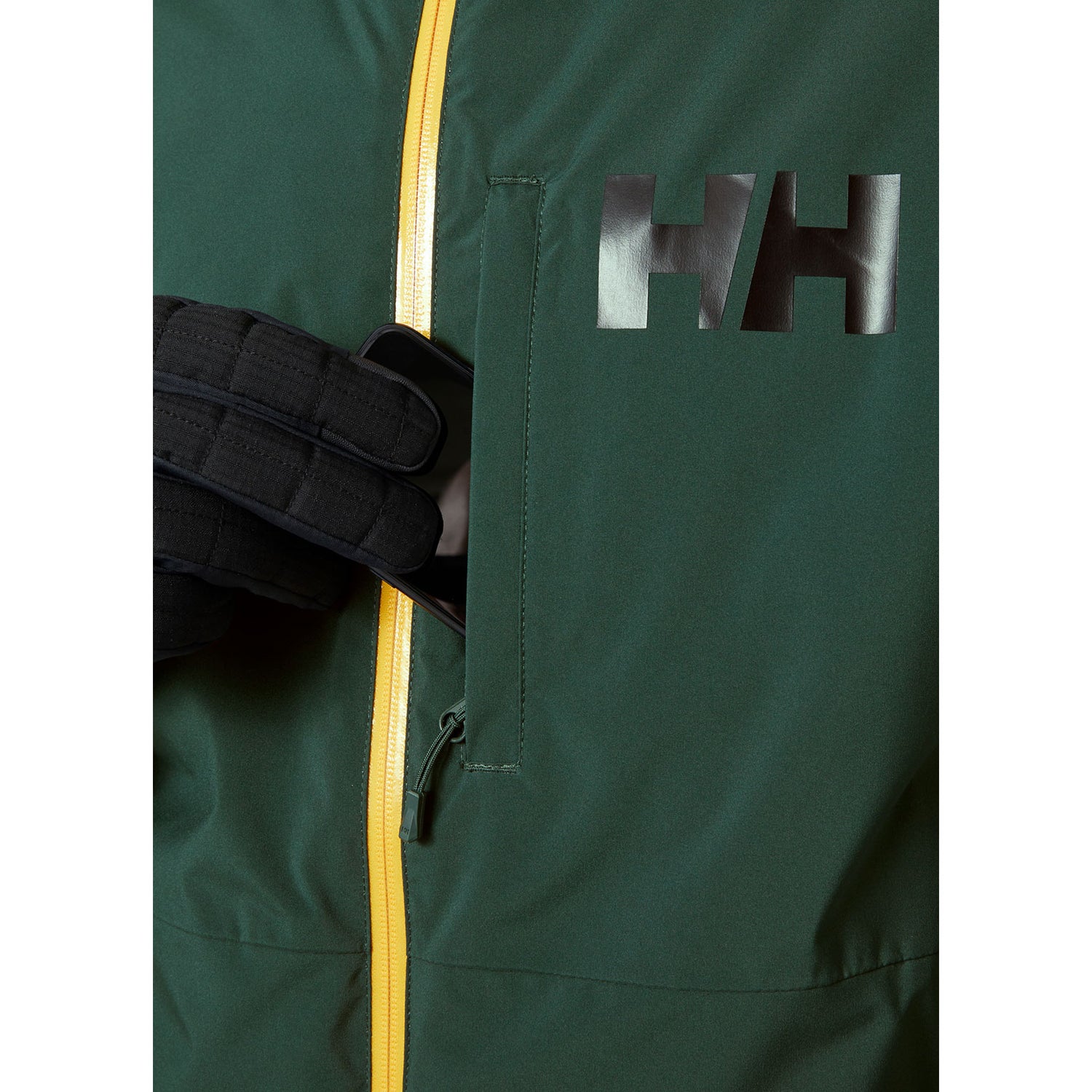 Helly Hansen Men's Powderface Insulated Ski Jacket Skijakke Herre - Darkest Spruce -