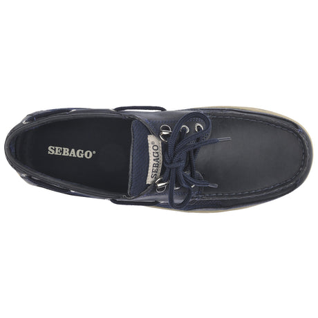 Sebago Clovehitch II FGL Waxed Sejlersko Herre - Blue Navy -