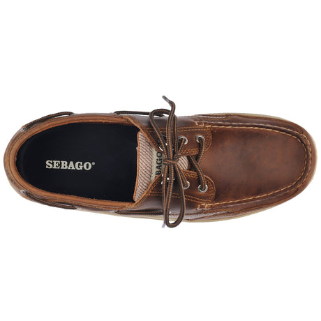 Sebago Clovehitch II FGL Waxed Sejlersko Herre - Brown Cinnamon -