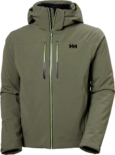 Helly Hansen Men's Alpha LIFALOFT Insulated Ski Jacket Skijakke Herre - Lav Green -