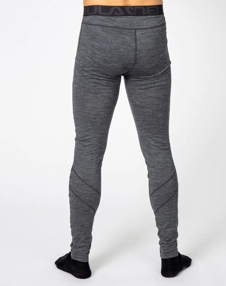 Bula Retro Wool Crew Skiundertøj Sæt Herre - Black Melange -