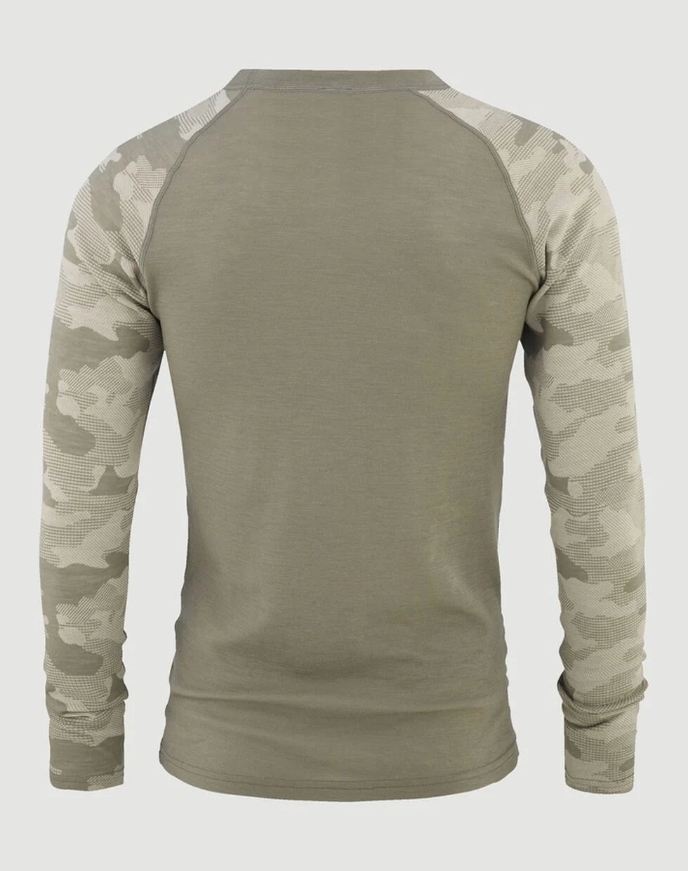 Bula Camo Merino Wool Crew Skiundertrøje Herre - Sage -