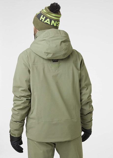 Helly Hansen Men's Alpha LIFALOFT Insulated Ski Jacket Skijakke Herre - Lav Green -