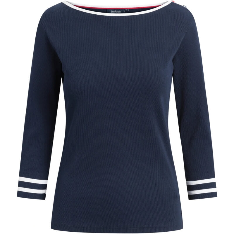 Sea Ranch Charlotte Langærmet T-shirt - SR Navy -