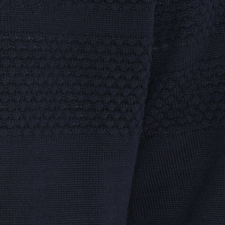 Clipper Saltum Cardigan Stand Up Collar Zip Sømandstrøje - Captain Navy -