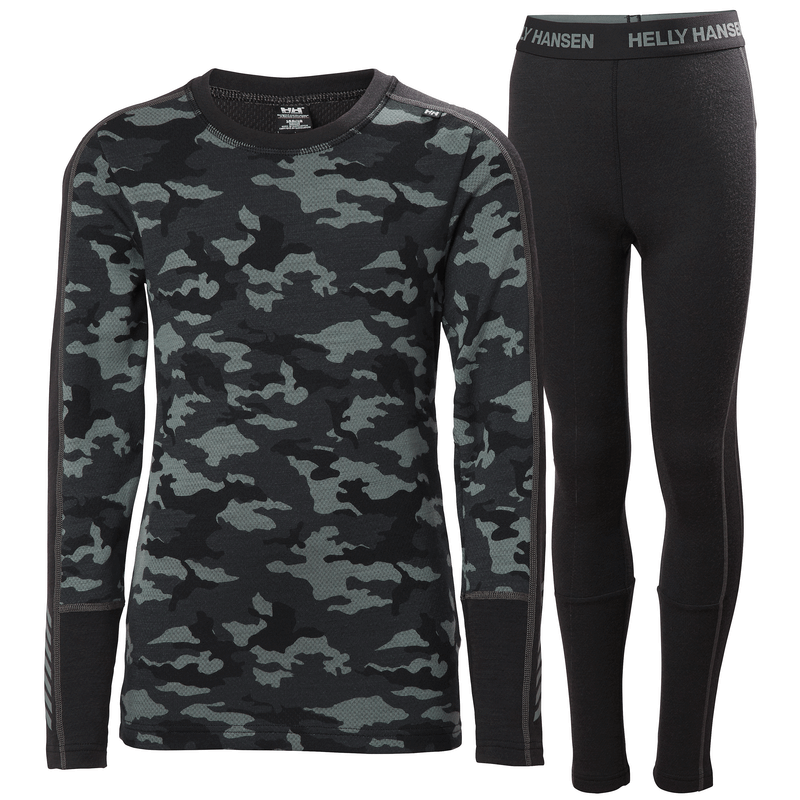 Helly Hansen Juniors' Graphic LIFA® Merino Base Layer Set Skiundertøj Børn - Trooper - Trooper