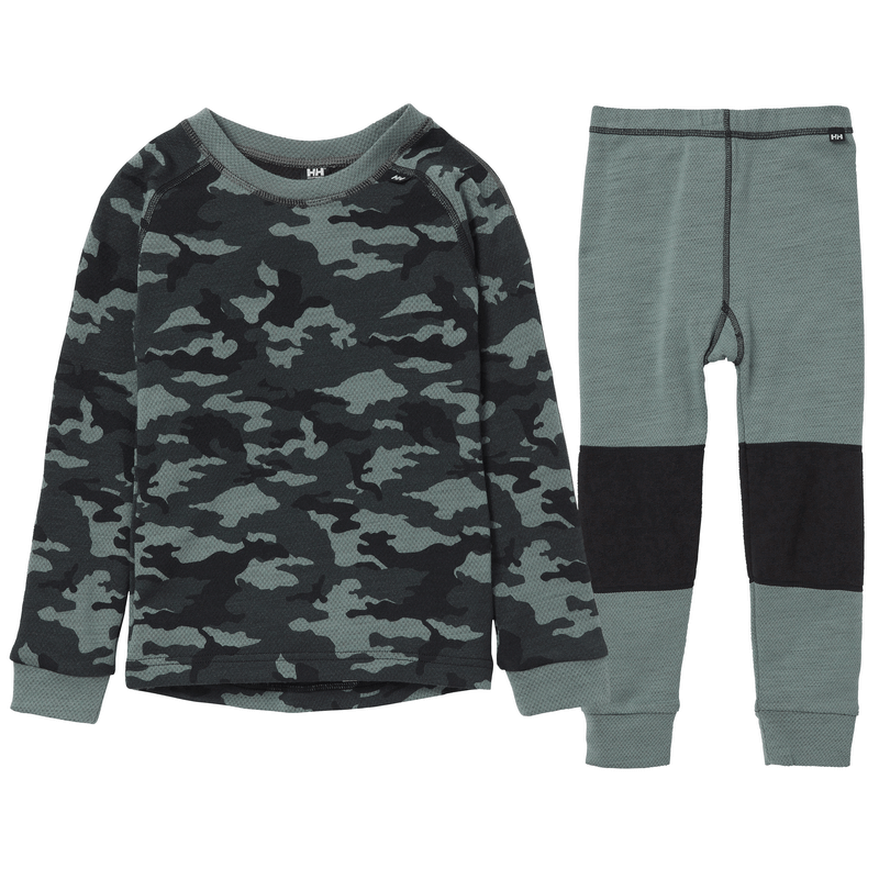 Helly Hansen Kids' HH Graphic LIFA® Merino Base Layer Set Skiundertøj Børn - Trooper - Trooper