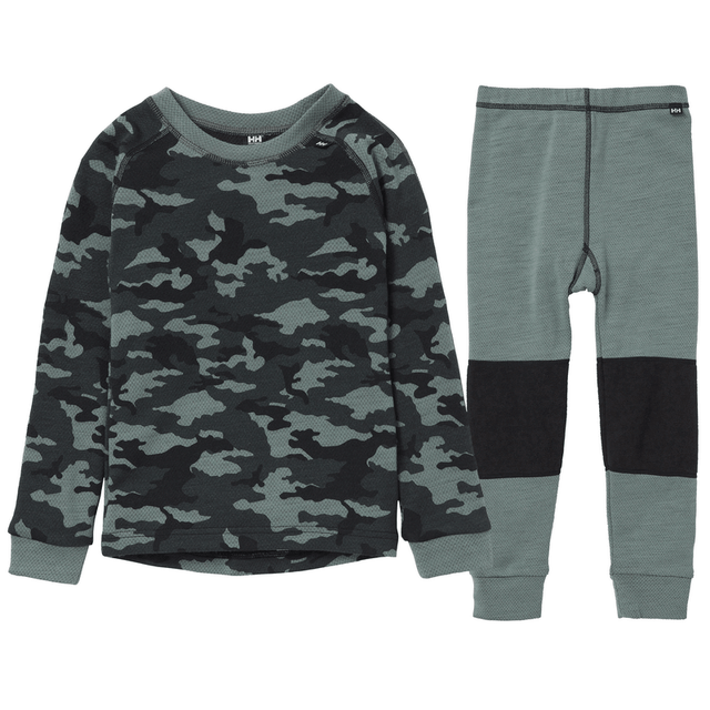 Helly Hansen Kids' HH Graphic LIFA® Merino Base Layer Set Skiundertøj Børn - Trooper - Trooper