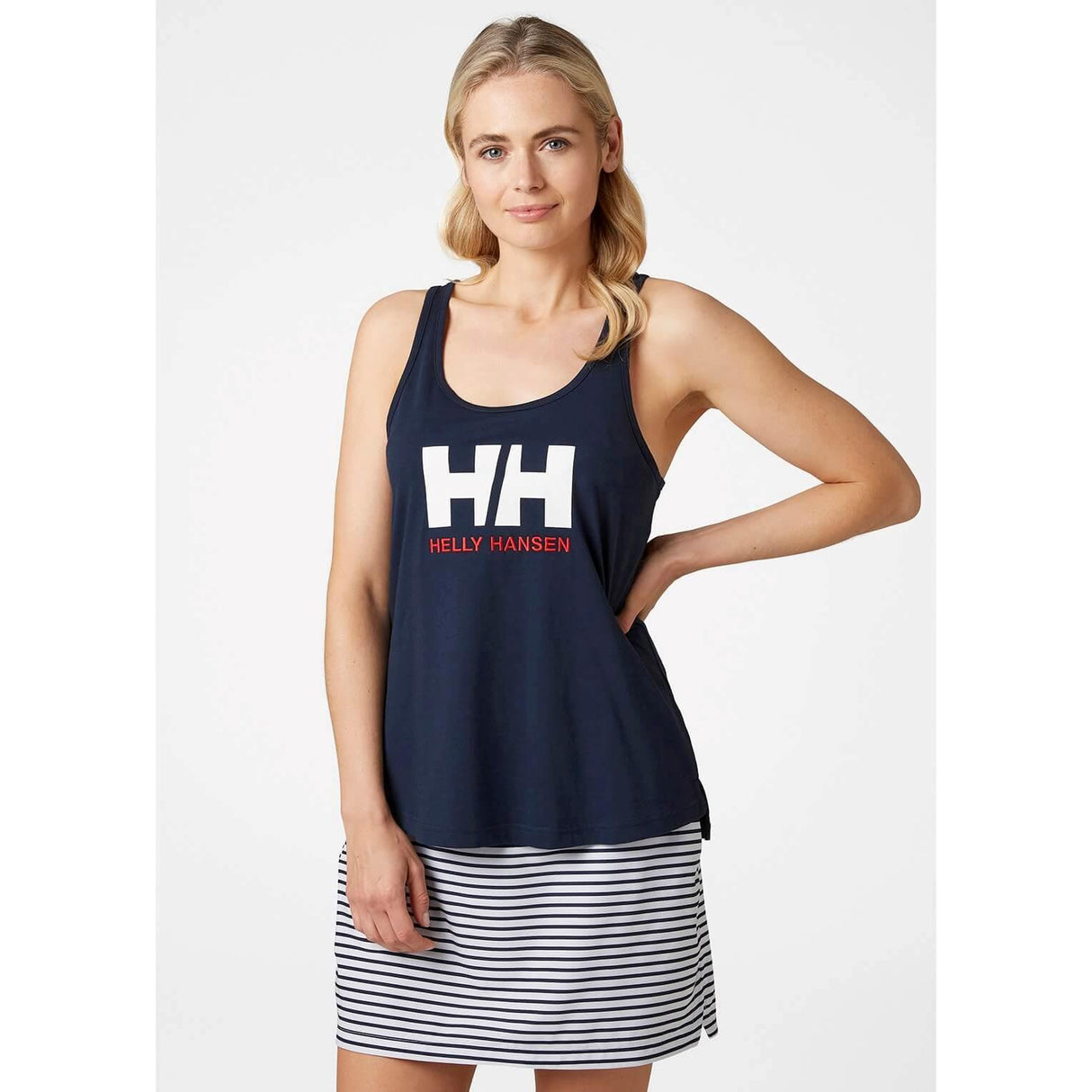 Helly Hansen Women's Logo Singlet Top Dame - Navy - XL