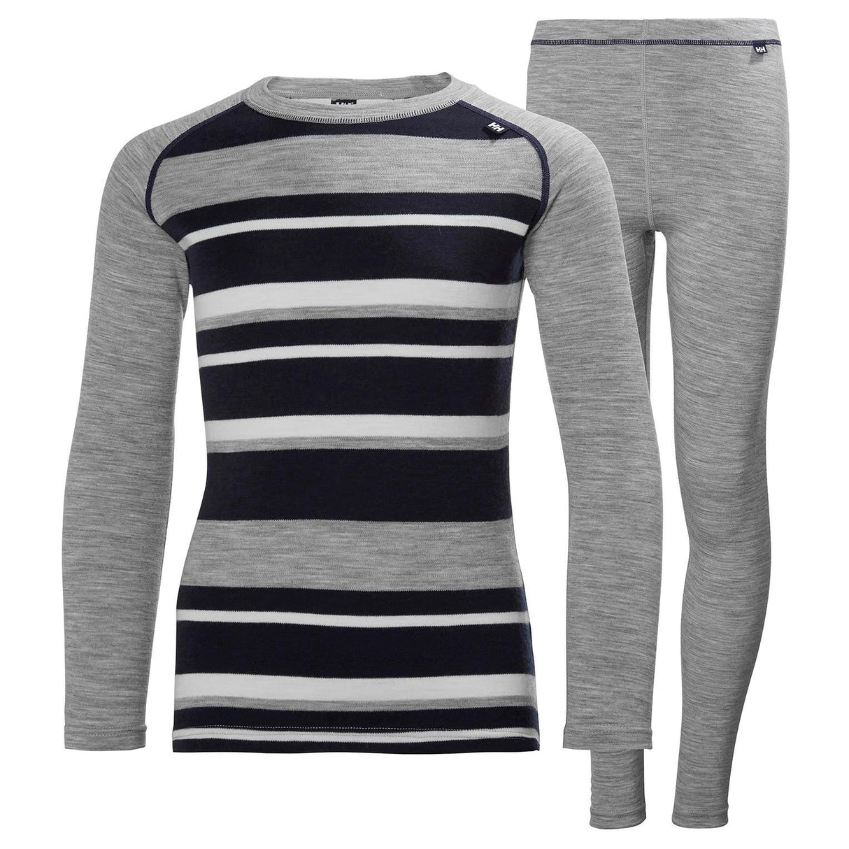 Helly Hansen Juniors' HH Merino Mid Set Skiundertøj Børn - Grey