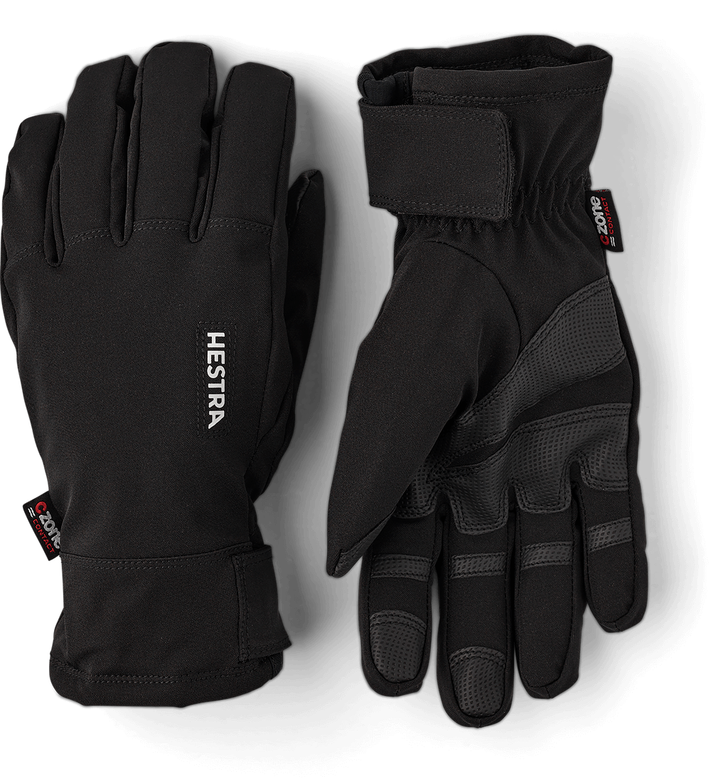 Hestra Czone Contact Pick Up Handsker - Sort - 12