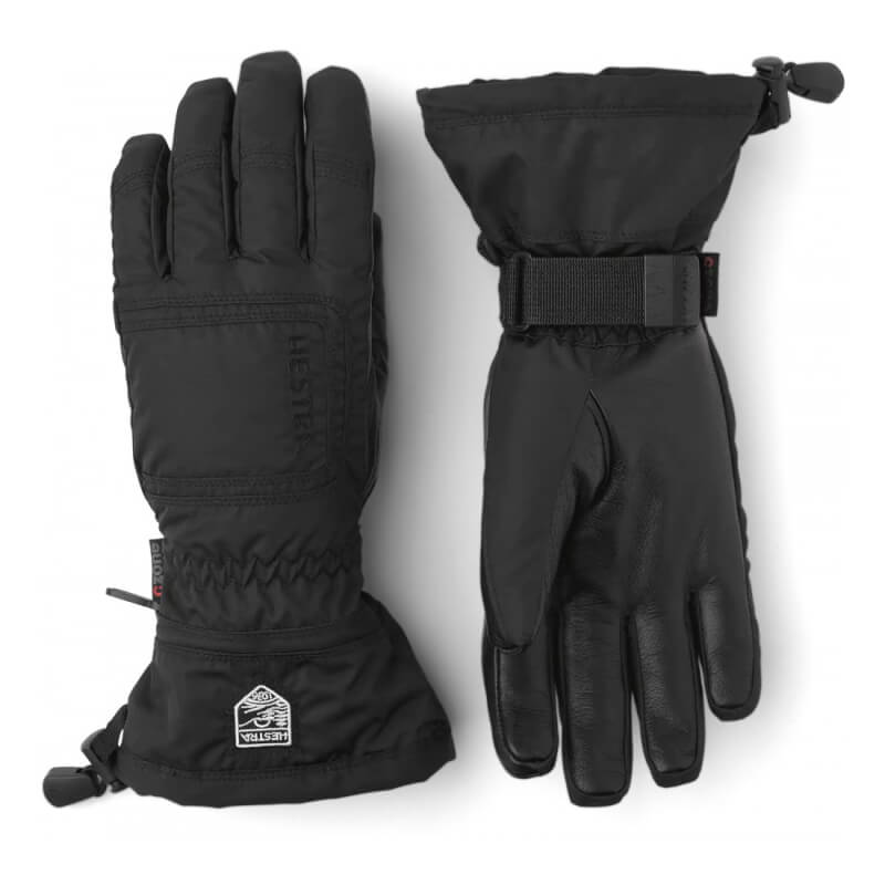 Hestra Czone Powder Female 5 Finger Skihandsker Dame - Sort - Black