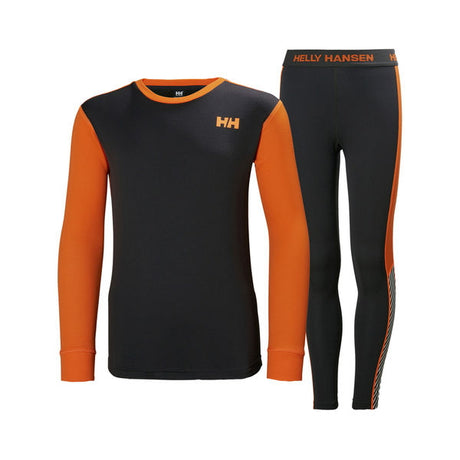 Helly Hansen Juniors' HH LIFA® ACTIVE Base Layer Set Skiundertøj Børn - Ebony - Ebony