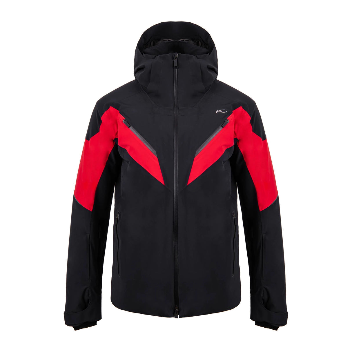 Kjus Men's Force Jacket Skijakke Herre - Black Carmine