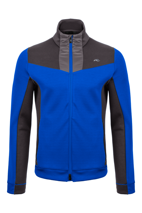 Kjus Men's Formula Midlayer Jacket - Bright Blue / Iron - Bright Blue Iron