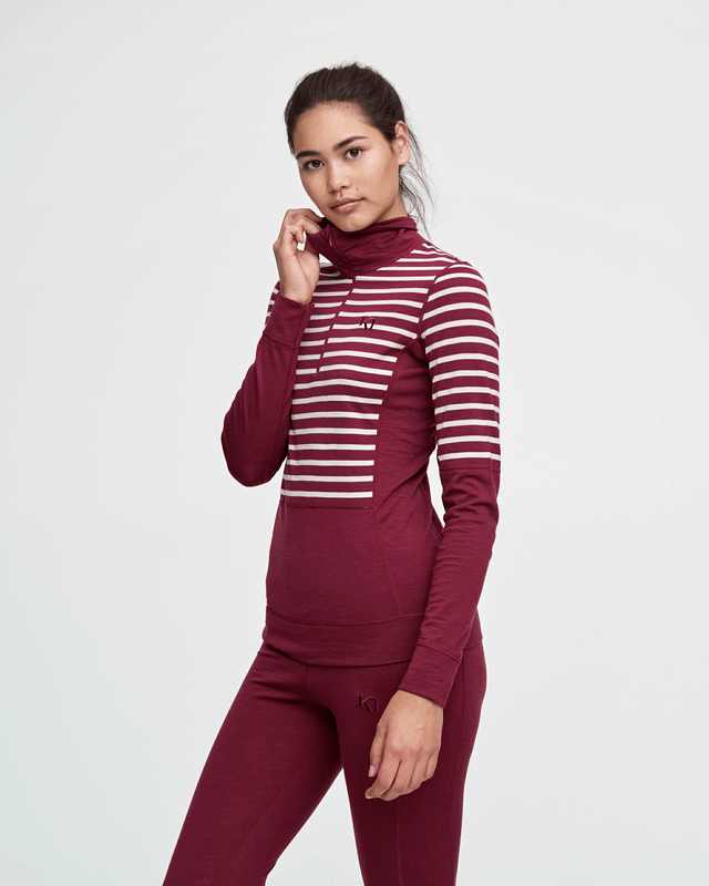 Kari Traa Klara Half Zip Uldundertrøje Dame -