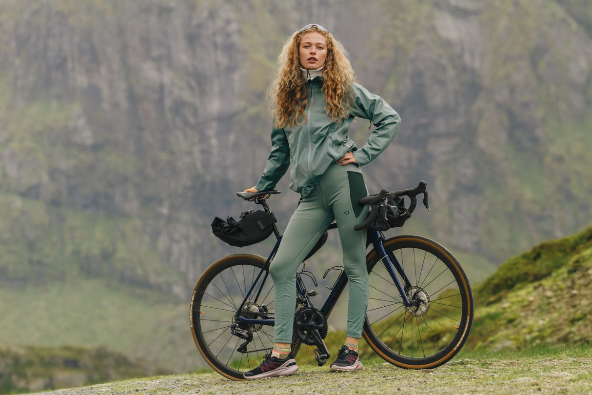 Kari Traa Thale Tights Dame - Murk Green -