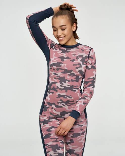 Kari Traa Kongle Long Sleeve Skiundertrøje Dame - Marin - XL