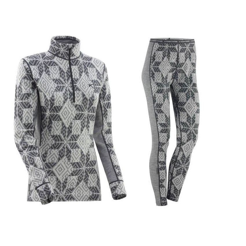 Kari Traa Stjerna Skiundertøj Sæt Dame - Dove - M