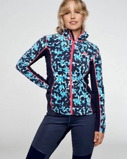 Kari Traa Bruse Fleece Jakke / Trøje Dame - Marin -