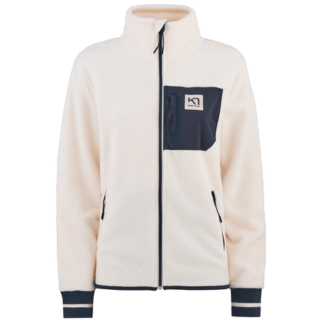 Kari Traa Røthe Midlayer Fleecetrøje Dame - Nwhite/Blue - Nwhite Blue